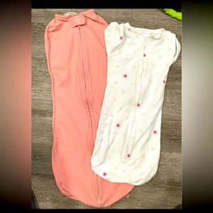 Baby zippered swaddles